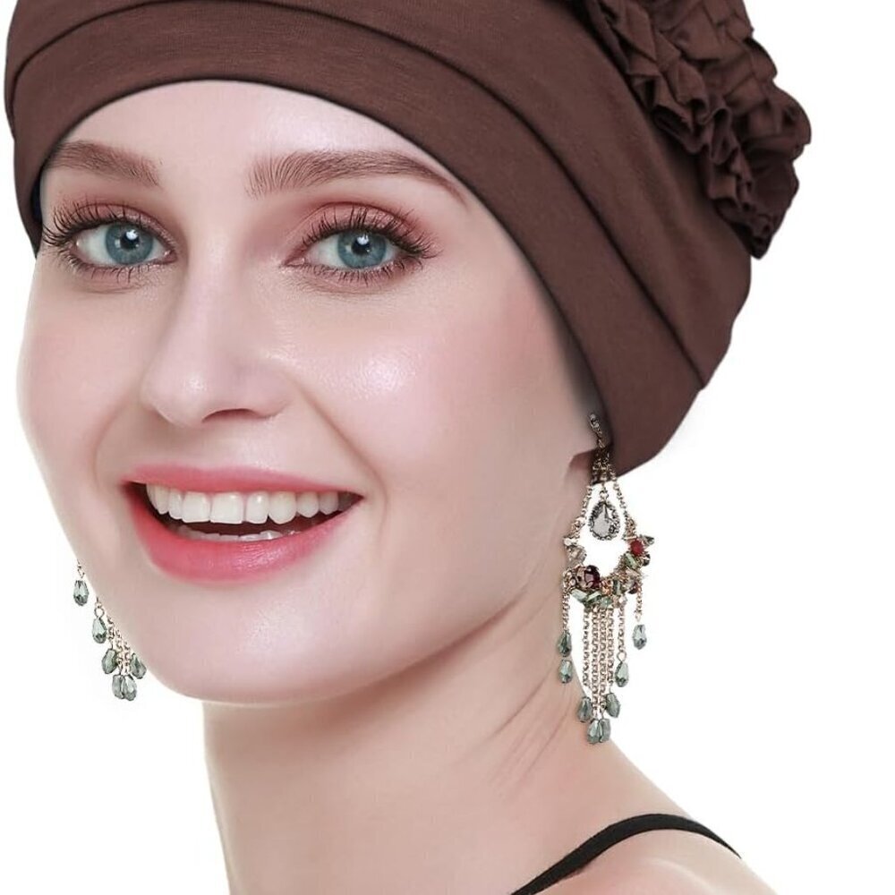 Soft Cotton Chemo Headwear for Women Fitted Light Breathable Durable